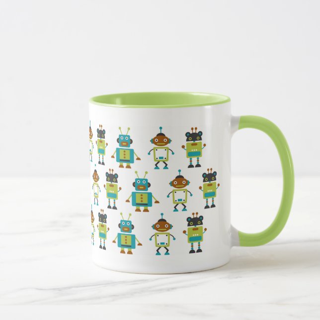 funny robots mug (Right)