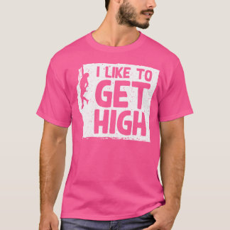Funny Rock Climbing For Men Women Mountain Indoor T-Shirt
