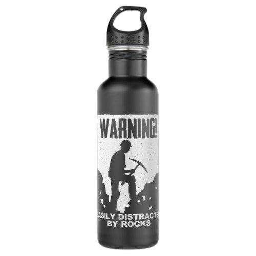 Funny Rock Collector For Men Women Geology Rock Co Stainless Steel Water Bottle