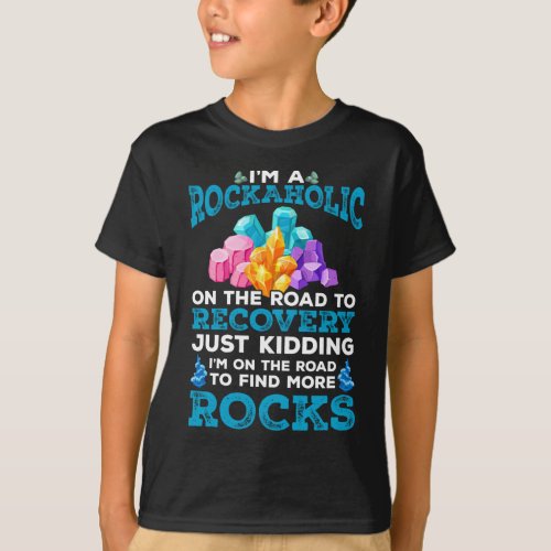 Funny Rock Collector Geologist Hobby Geology Fun T_Shirt