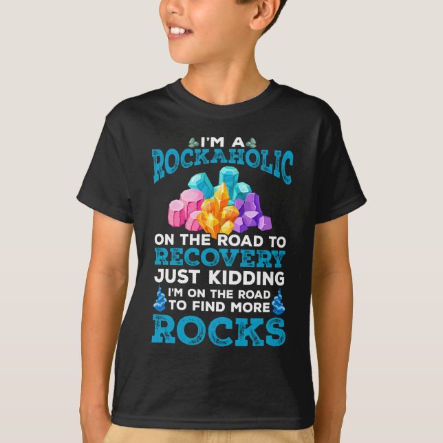 Funny Rock Collector Geologist Hobby Geology Fun T-Shirt (Front)