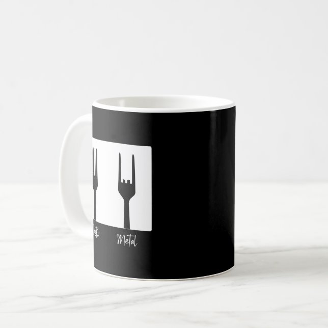 Funny Rock On Heavy Metal Band Punk Music Pullover Coffee Mug