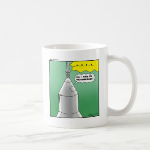 Funny Rocket Launch Humor Coffee Mug