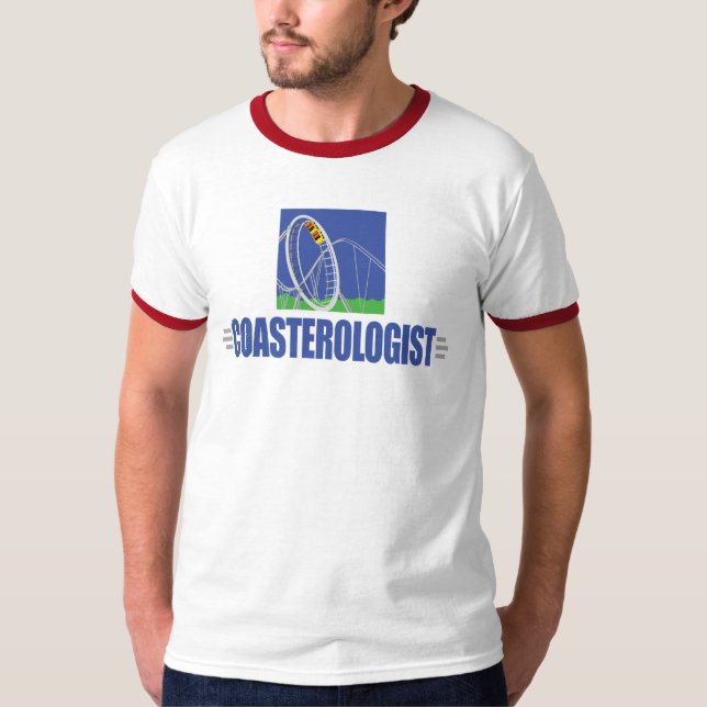 Funny Roller Coaster T-Shirt (Front)