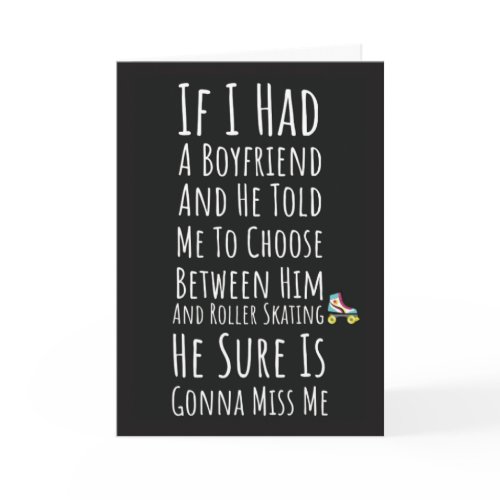 Funny Roller Derby Cards Skating Skate Girls Sport