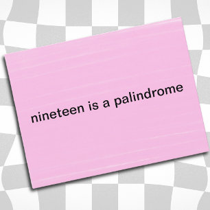 Funny Roman Numeral Jokes on a Postcard