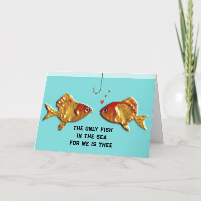 Funny Romantic Birthday Card (Front)