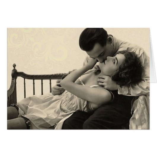 Funny Romantic Couple Card (Front Horizontal)