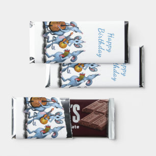 Funny Romantic Mouse Band - Happy Birthday To You Hershey Bar Favors
