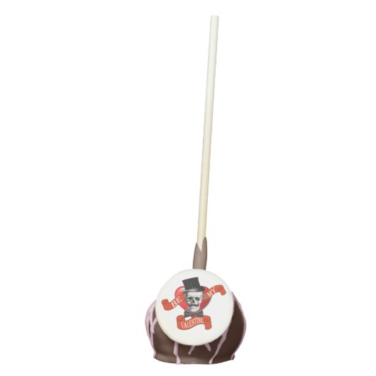 Funny romantic  valentines day cake pops (Front)