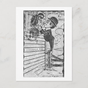 Funny Romantic Vintage Postcard Jacksonville Fla