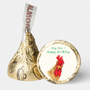 Funny Rooster Birthday Your Personalized Gift Hershey®'s Kisses®