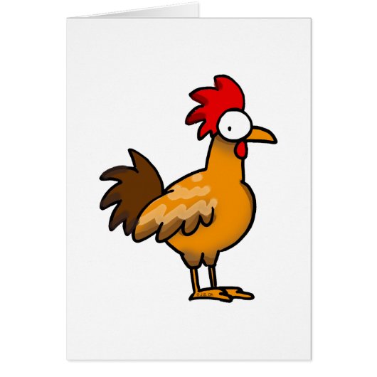 Funny rooster cards (Front)
