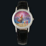 Funny Rooster Chicken Drinking Tropical Beach Sea Watch<br><div class="desc">The chicken in this humorous design knows what time it is - it's time to drink, of course, because it's COCKtail time! This silly tropical design is perfect for anyone who loves the sea and chickens and margaritas and paradise and endless summer. It shows a rooster crowing with a couple...</div>