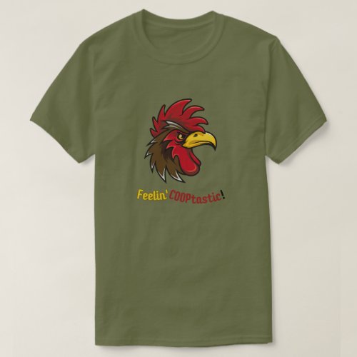 Funny rooster Confident proud pride T_Shirt