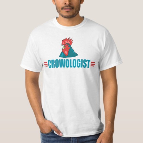 Funny Rooster Crowing T_Shirt