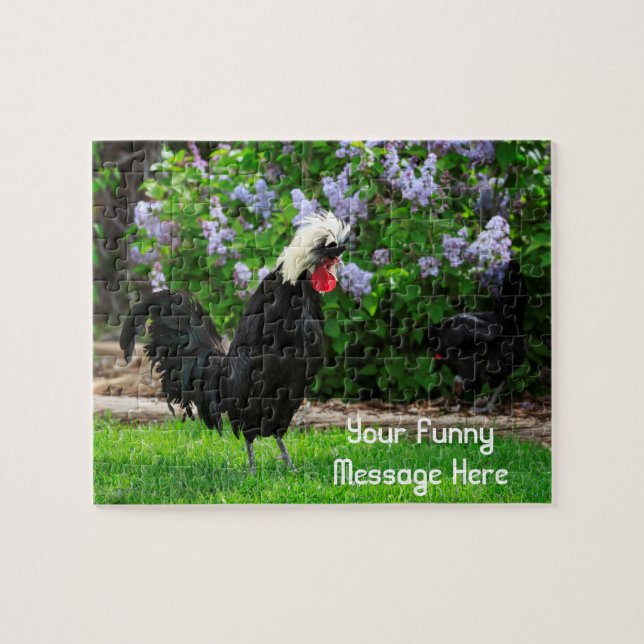 Funny Rooster Jigsaw Puzzle (Horizontal)