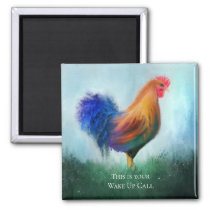 Funny Rooster Personalized Magnet