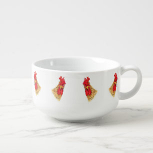 Funny Rooster Soup Mug
