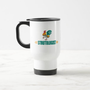 Funny Rooster Travel Mug