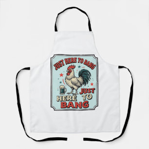 Funny Rooster Vintage Engraving Shirt Design (2)_1 Apron