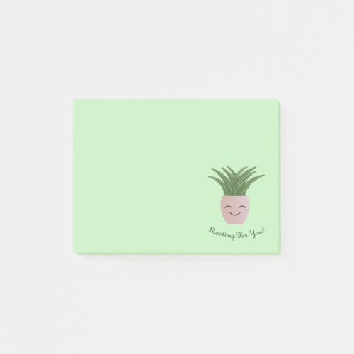 Funny Rooting for You Fern Post_it Notes