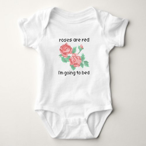 Funny Roses Are Red Slogan T_shirt Baby Bodysuit