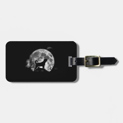 Funny Rottweiler Halloween Costume Funny Dog Lover Luggage Tag