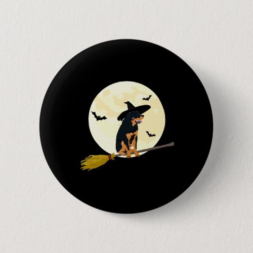 FUNNY ROTTWEILER HALLOWEEN GIFTS BUTTON