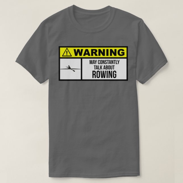Funny Rowing 4 T-Shirt (Design Front)