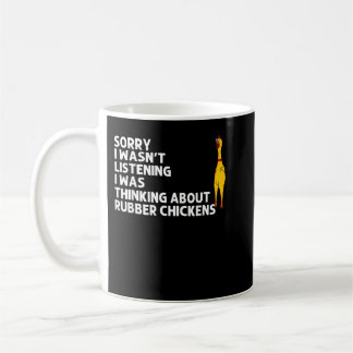 Funny Rubber Chicken Gift Men Women Rubber Chicken Coffee Mug