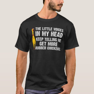 Funny Rubber Chicken Gift Men Women Rubber Chicken T-Shirt