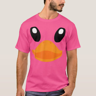 Funny Rubber Duck Costume Suit Kids Adult Hallowee T-Shirt