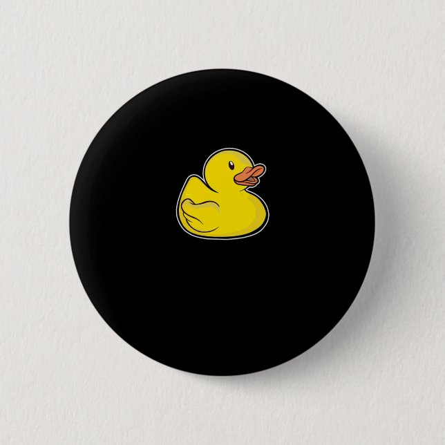 Funny Rubber Duck Debugging Programmer Gift PC Com Button (Front)