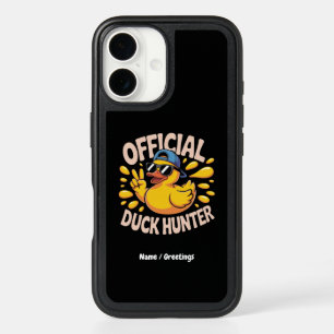 Funny Rubber Duck Hunting Cruise Squad Laughs iPhone 16 Case