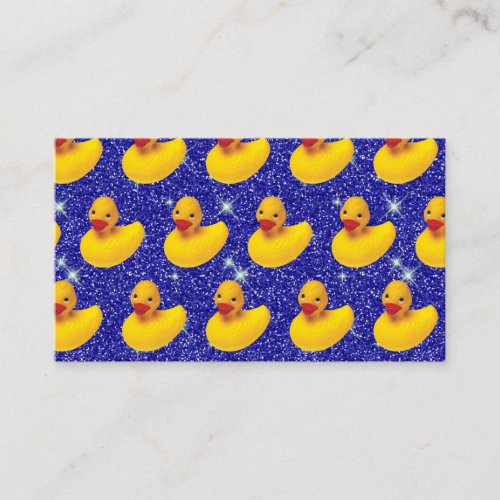 Funny Rubber Ducks Yellow Duckie Farm Animal Lover Business Card