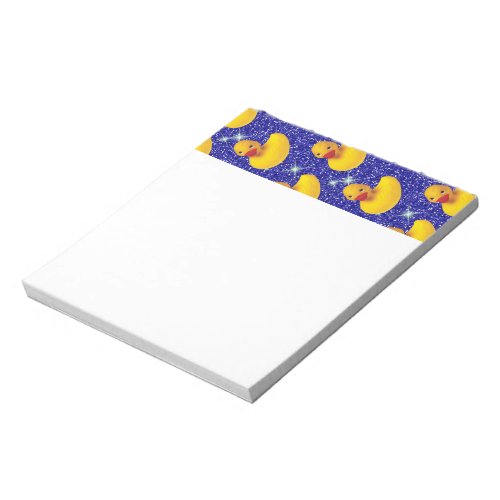 Funny Rubber Ducks Yellow Duckie Farm Animal Lover Notepad
