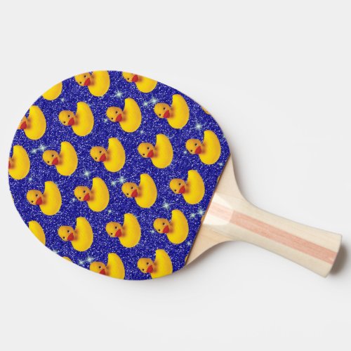 Funny Rubber Ducks Yellow Duckie Farm Animal Lover Ping Pong Paddle