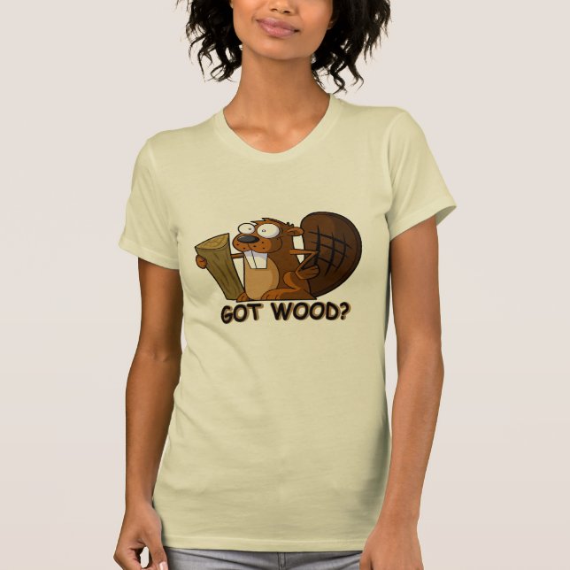 Funny,rude beaver T-Shirt (Front)