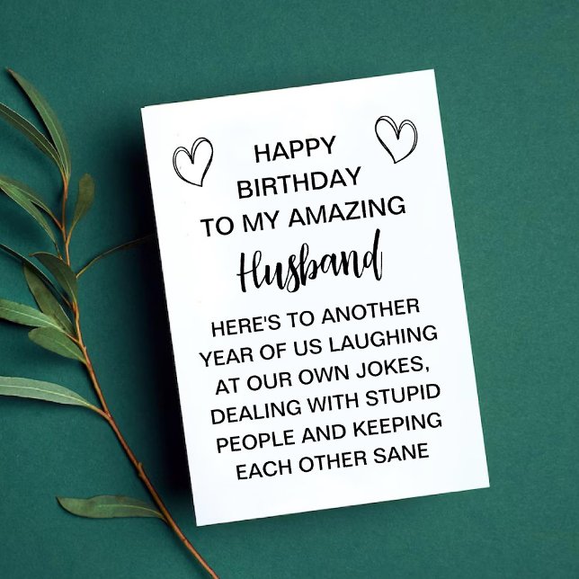 Funny Rude Birthday Card for Husband and Wife (Funny Rude Birthday Card for Husband and Wife)