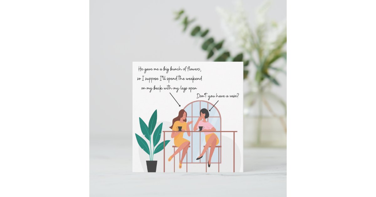 Funny Rude Birthday Card Friendship Female Friend | Zazzle