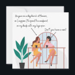 Funny Rude Birthday Card Friendship Female Friend<br><div class="desc">Funny Rude Birthday Card Friendship Female Friend Wife Mum Dad Humorous Naughty birthday greeting card</div>