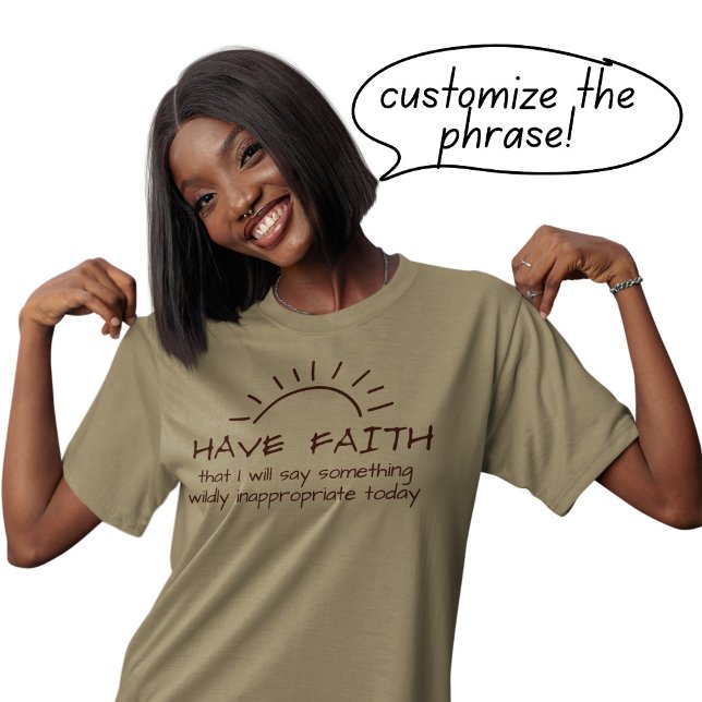 Funny Rude Sunshine Sarcastic Phrase Faith  Tri-Blend Shirt (Creator Uploaded)