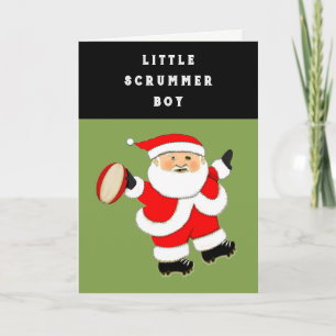 Funny Rugby Christmas Holiday Cards