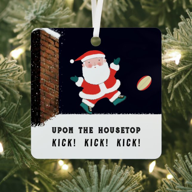 Funny Rugby Collectible Ceramic Ornament (Insitu)