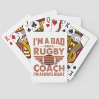 Funny Rugby Dad and Rugby Coach