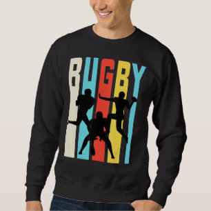 Funny Rugby Player Sports Sweatshirt