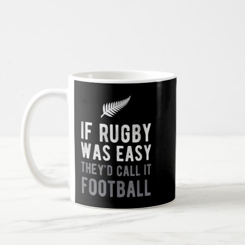 Funny Rugby Silver Fern Football New Zealand NZ Sp Coffee Mug