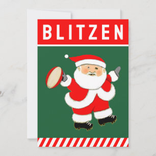 Funny Rugby Sports Christmas Cards