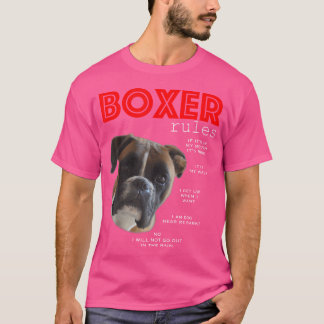 Funny Rules For The Owner Of A Boxer T-Shirt